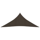 vidaXL Shade Sail 160 g/m² Hnedá 4x4x4 m HDPE