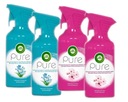 Air Wick Aerosol Pure Freshener Spring Cherry x4