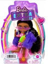 BARBIE EXTRA MINIS BÁBIKA, FIALOVÁ KOŽUŠINKA