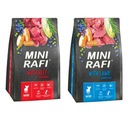 RAFI MINI suché krmivo pre malých psov - mix 2 príchutí - HOVÄDZIE + JAHŇAČIE 2x3kg