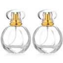 Sklenená fľaša na parfum Crystal Diana Gold Set 2x50ml