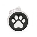 Značka MyFamily Classic Big Black Circle Paw