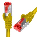 RJ45 CAT 6 S/FTP kábel AWG27 LSZH žltý 25m