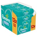 PAMPERS FRESH CLEAN obrúsky pre deti vlhčené obrúsky bal. 12x52ks