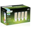 4x LED G9 CAPSULE Žiarovka 12W = 100W 1152lm 6500K Studená 360° LUMILED