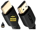 Kábel HDMI 2.0 4k 120 Hz 4K ARC HDR FHD Zlatý STRONG Kábel HDMI pre TV STRONG