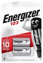 ENERGIZER Photo Lithium 123 Battery Blister 2 ks.