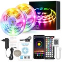 20 m RGB 5050 LED pásik Diaľkové ovládanie BLUETOOTH telefónna aplikácia Časovač napájania