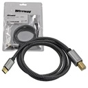 KÁBEL USB 2.0 USB-B NA USB-C PRE OPLOT WIREWAY WW332102 TLAČIAREŇ 2m