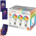 3xLED žiarovka E27 10W RGB+CCT WIFI TUYA SMART LIFE