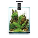 AQUAEL BLACK AQUARIUM 20L NÁDHERNÁ SVETLÁ SET