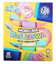 Pastelová modelovacia hmota ASTRA 12 farieb