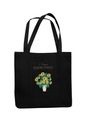 Van Gogh Tote Bag Art Funny Print Black