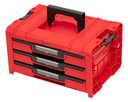 Qbrick System PRO 2.0 DRAWER 3 TOOLBOX EXPERT RED box so zásuvkami