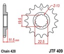 JT JTF409.16 PREDNÉ OZUBENÉ KOLO