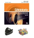 D'ADDARIO EJ 10+GRATI AKUSTICKÉ gitarové struny