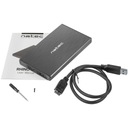 NATEC RHINO GO POCKET HDD/SSD USB 3.0 2.5 SATA 3 BLACK ALUMINIUM až 4TB