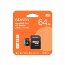 64 GB pamäťová karta microSD Adata Premier Pro A2 V30 U3 C10 R100 W80