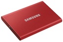 Samsung Portable SSD T7 500GB červený disk