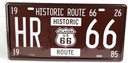 Route 66 Historic Plaque Decorative Sheet Usa