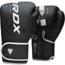 RDX F6MW tréningové boxerské rukavice Čierne biele boxerské rukavice 14OZ