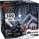 SOPLE 300 LED VONKAJŠIE LAMPY IP44 TRVALÉ SVETLÁ + ZÁBLESNÝ HRUBÝ KÁBEL PL