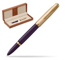 Box na plniace pero Parker 51 Deluxe Plum GT