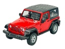 WELLY 2007 JEEP WRANGLER RED 1:24 KOV NOVÝ MODEL 22489