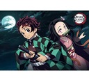 DEMON SLAYER - PLAGÁT TANJIRO+NEZUKO (52X38)