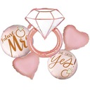 rosegold BRIDE TO BE BALOONS hen party x5