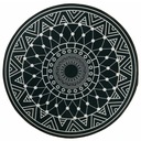 DEKORATÍVNY okrúhly MANDALA KOBEREC 120CM