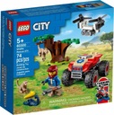 Záchranná štvorkolka Lego Town 60300 pre divoké zvieratá