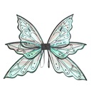 Princess Fairy Wing Butterfly Elf Wings Detské el