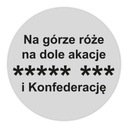 Nálepky, sada nálepiek ***** *** a konfederácia 50