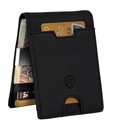 Pánska peňaženka RFID Slim Clip Black Case