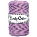 Krútená šnúra pre makramé Lovely Cotton 3mm Lila