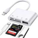 Lightning adaptér SD MicroSD USB čítačka kariet iPad