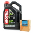 MOTUL 5100 MA2 4T 10W40 4L + OLEJOVÝ FILTER ZDARMA