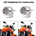 1ks Univerzálny 4W LED motocyklový svetlomet