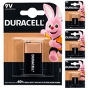 Duracell Basic 9V alkalická batéria x 4 kusy