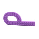 Ark's Grabber Logopedická terapia Teether Fialový blok