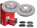 BREMBO PREDNÉ DISKY, DESTIČKY, HYUNDAI I20 GB 280MM