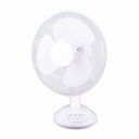 Biely otočný stolný ventilátor 12 palcový 40W TEVO