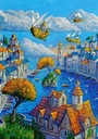 PUZZLE 500 KRAJINA MORSKÝ PRÍSTAV PRÍRODA CASTORLAND