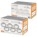 6x halogénové stropné okrúhle LED svietidlo GX53 8W