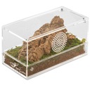 AKRYLÁTOVÉ TERÁRIUM 20X10X10CM- REPTI-ZOO JEDNODUCHÉ ČISTENIE AKRYLOVÉ TERÁRIUM