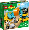 Nákladné a pásové rýpadlo Lego Duplo 10931