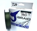 DAIWA J-BRAID X4 BRIDGE 0,10MM 135M TMAVO ZELENÁ