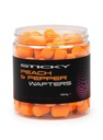 Nástrahy Sticky Baits Dumbells wafters Broskyňová paprika 16mm