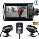 Motocyklový fotoaparát s dvojitým objektívom DVR WIFI GPS